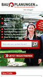 Mobile Screenshot of bauplanungen.de